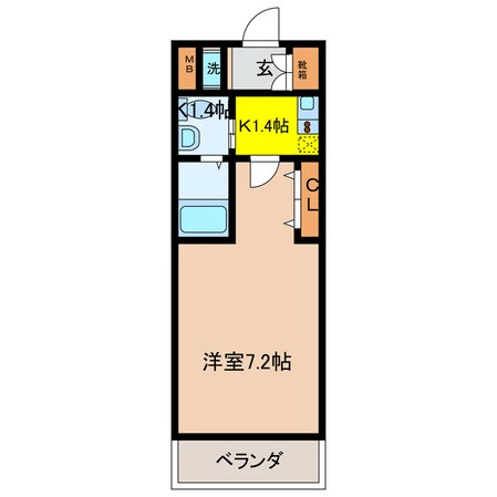 Wins Court utajimaの物件間取画像